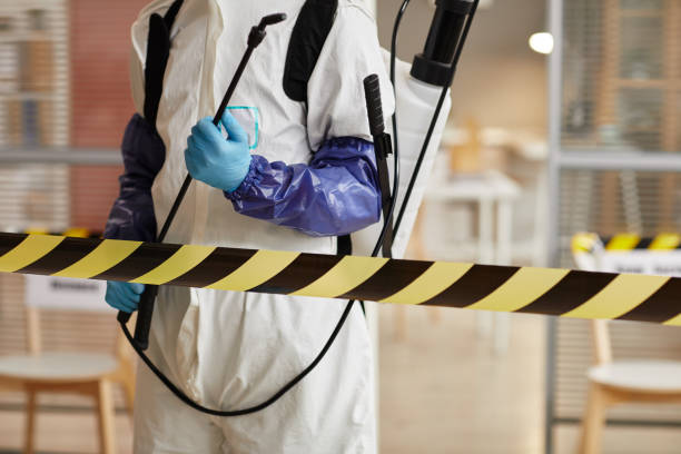 Professional Infectious Disease Decontamination technician working in Marblemount, WA